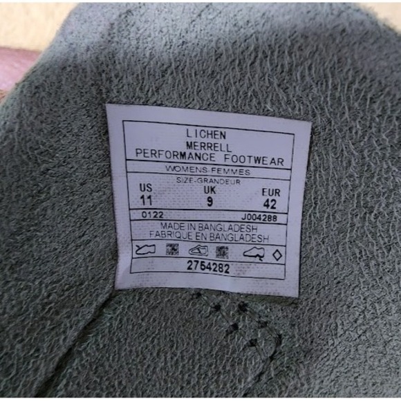 Merrell Alpine Cush Wrap Wedge Sandals in Lichen Size 11 - Picture 7 of 9